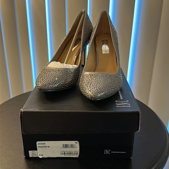 Silver Studded INC Heels- Brand New, Never Worn! - Picture 6 of 7